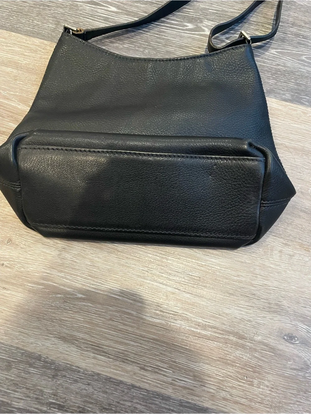 Coach Black Pebbled Leather Shoulder Bag